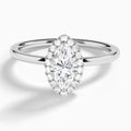 Marquise Calantha Halo Lab Grown Diamond Engagement Ring In Platinum - Lucenjuri