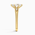 Pear Wynter Lab Grown Diamond Engagement Ring In 14K Yellow Gold, Side View