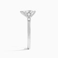 Pear Ballad Lab Grown Diamond Engagement Ring In Platinum, Side View