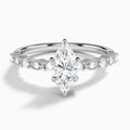 Marquise Vrenna Lab Grown Diamond Engagement Ring In Platinum - Lucenjuri