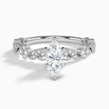 Marquise Viviana Lab Grown Diamond Engagement Ring In Platinum - Lucenjuri