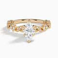 Marquise Viviana Lab Grown Diamond Engagement Ring In 14K Rose Gold - Lucenjuri