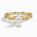 Marquise Viviana Lab Grown Diamond Engagement Ring In 14K Yellow Gold - Lucenjuri