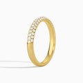 Luxe Pave Half Coverage Diamond Ring