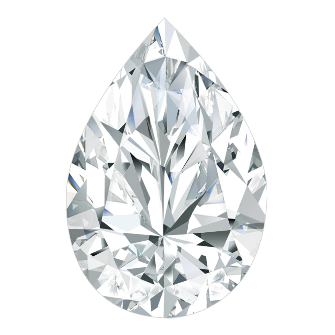 1 Carat Pear Lab Created Diamond