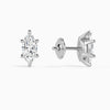 Marquise Solitaire 4-Prong Diamond Stud Earrings