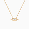 Marquise Solitaire Diamond Necklace