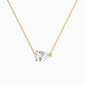 Pear Solitaire Diamond Necklace