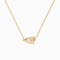 Pear Solitaire Diamond Necklace