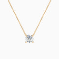 Round Solitaire Diamond Necklace