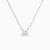 Cushion Solitaire Diamond Necklace