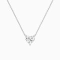 Heart Solitaire Diamond Necklace