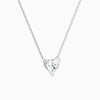 Heart Solitaire Diamond Necklace