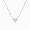 Heart Solitaire Diamond Necklace