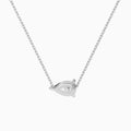 Pear Solitaire Diamond Necklace