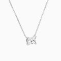 Radiant Solitaire Diamond Necklace