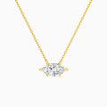 Marquise Solitaire Diamond Necklace