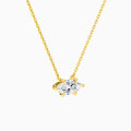 Marquise Solitaire Diamond Necklace