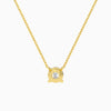 Round Solitaire Diamond Necklace