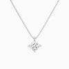 Cushion Solitaire Diamond Pendant Necklace