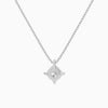 Cushion Solitaire Diamond Pendant Necklace