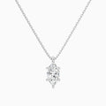 Marquise Solitaire Diamond Pendant Necklace