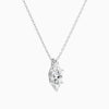 Marquise Solitaire Diamond Pendant Necklace