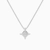 Princess Solitaire Diamond Pendant Necklace