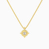 Round Solitaire Diamond Pendant Necklace