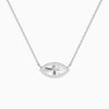 Bezel Solitaire Marquise Diamond Necklace