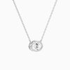 Bezel Solitaire Oval Diamond Necklace