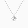 Bezel Solitaire Cushion Diamond Pendant Necklace