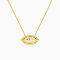 Marquise Halo Diamond Necklace