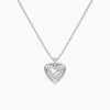 Heart Halo Diamond Pendant Necklace