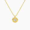 Cushion Halo Diamond Pendant Necklace