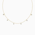 Starry Charm Diamond Dainty Necklace