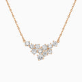 Sparkling Cluster Diamond Necklace