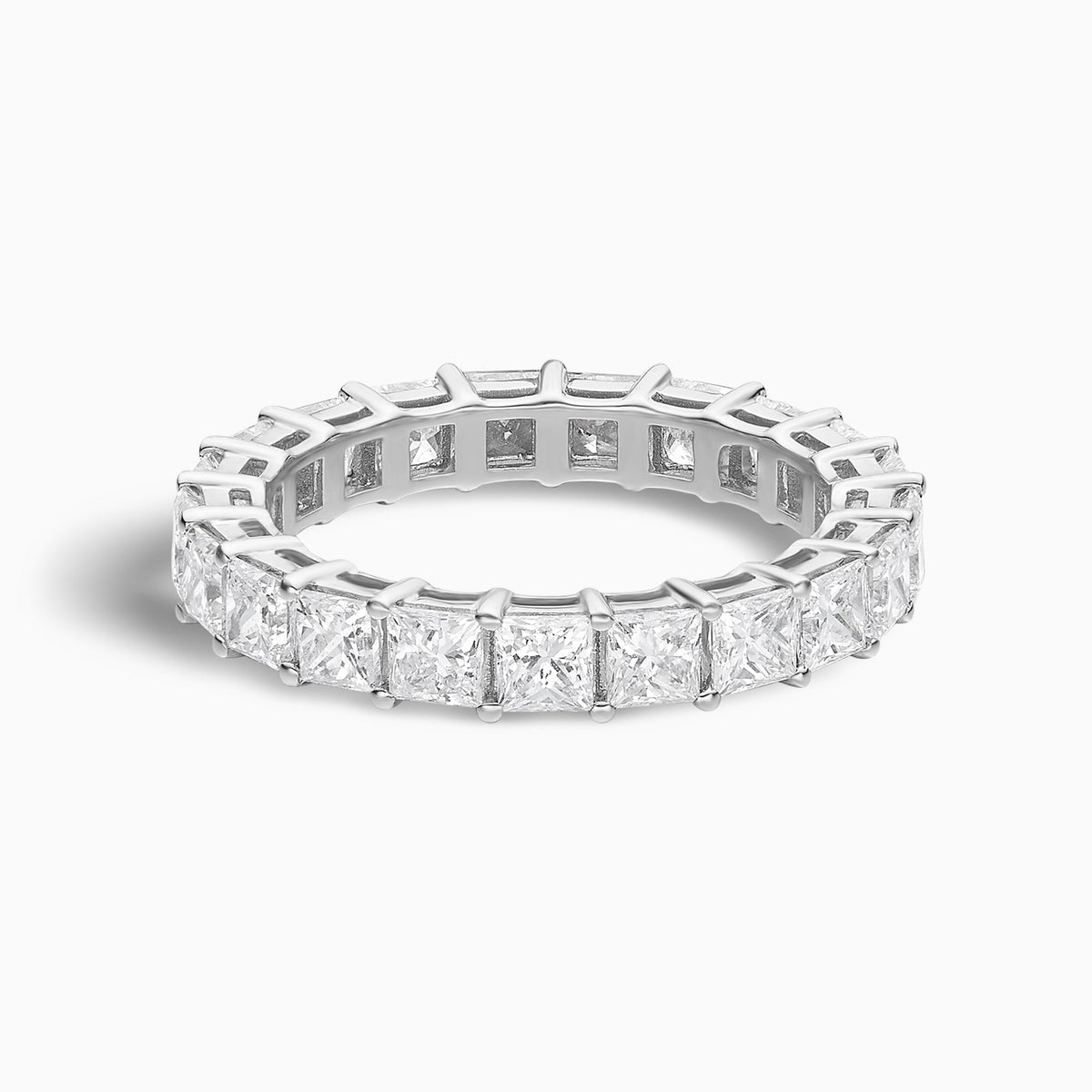 Princess Eternity Band in Platinum