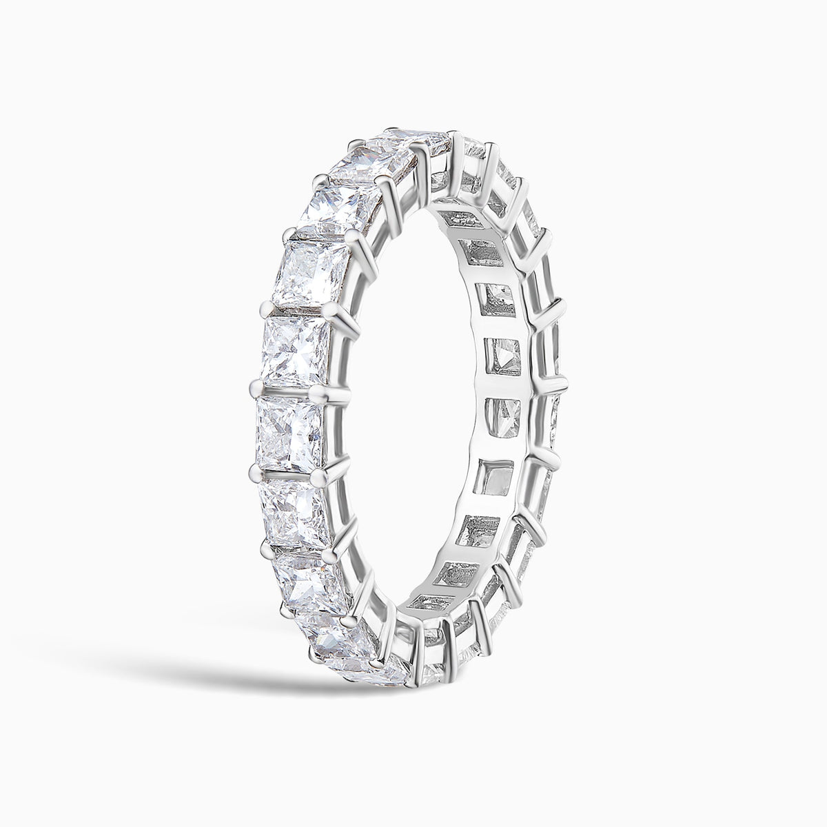 Princess Eternity Band in Platinum