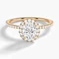 Calantha Halo Diamond Engagement Ring