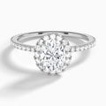 Calantha Halo Diamond Engagement Ring