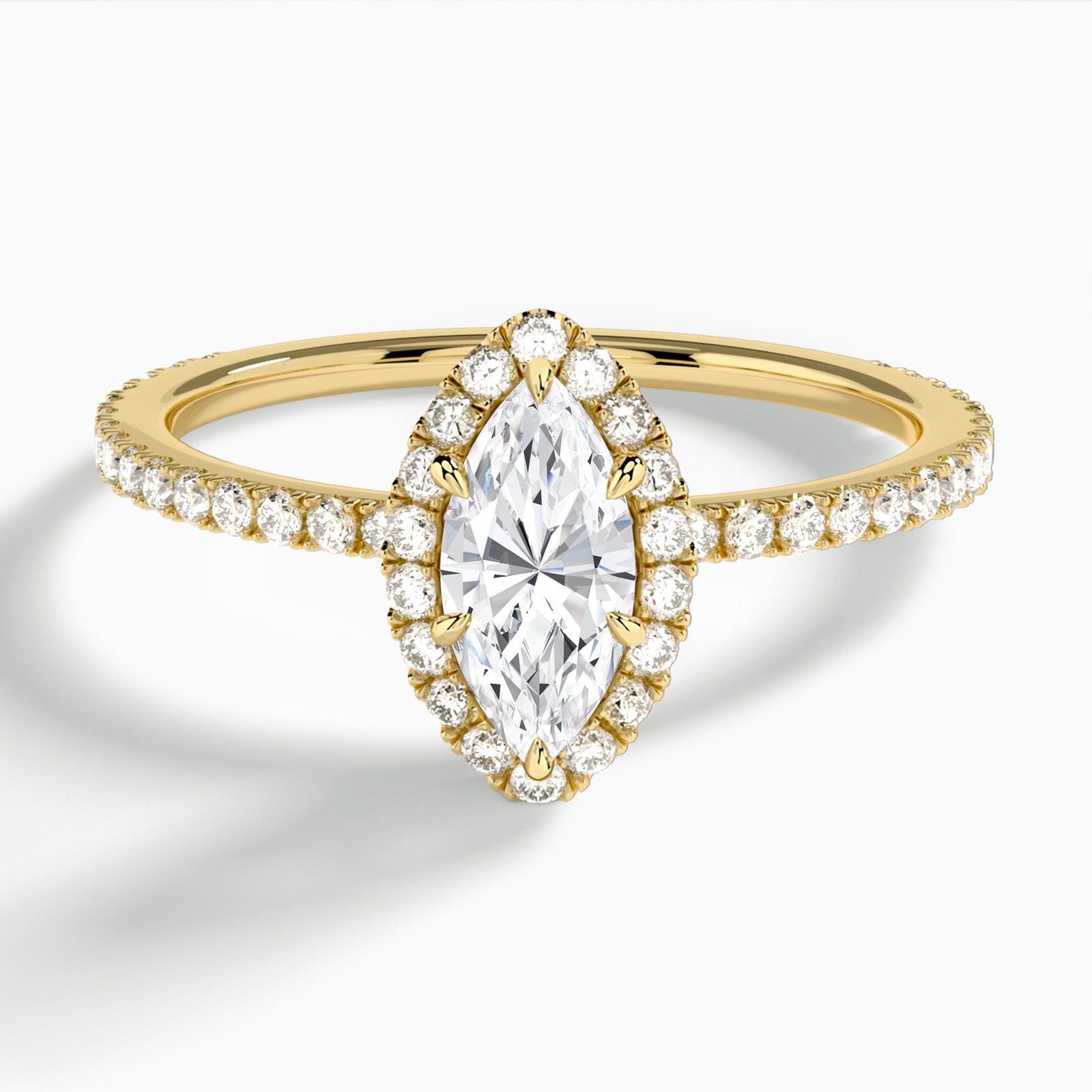 Calantha Halo Diamond Engagement Ring