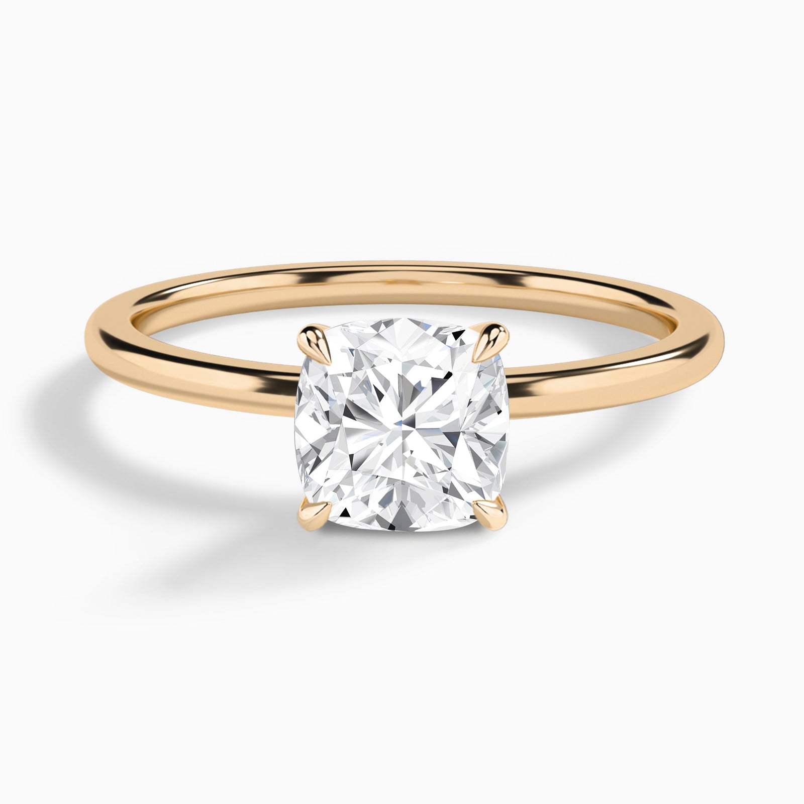 Petite Adora Solitaire Diamond Engagement Ring