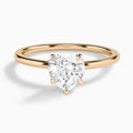 Petite Adora Solitaire Diamond Engagement Ring