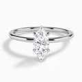 Petite Adora Solitaire Diamond Engagement Ring