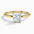 Petite Adora Solitaire Diamond Engagement Ring