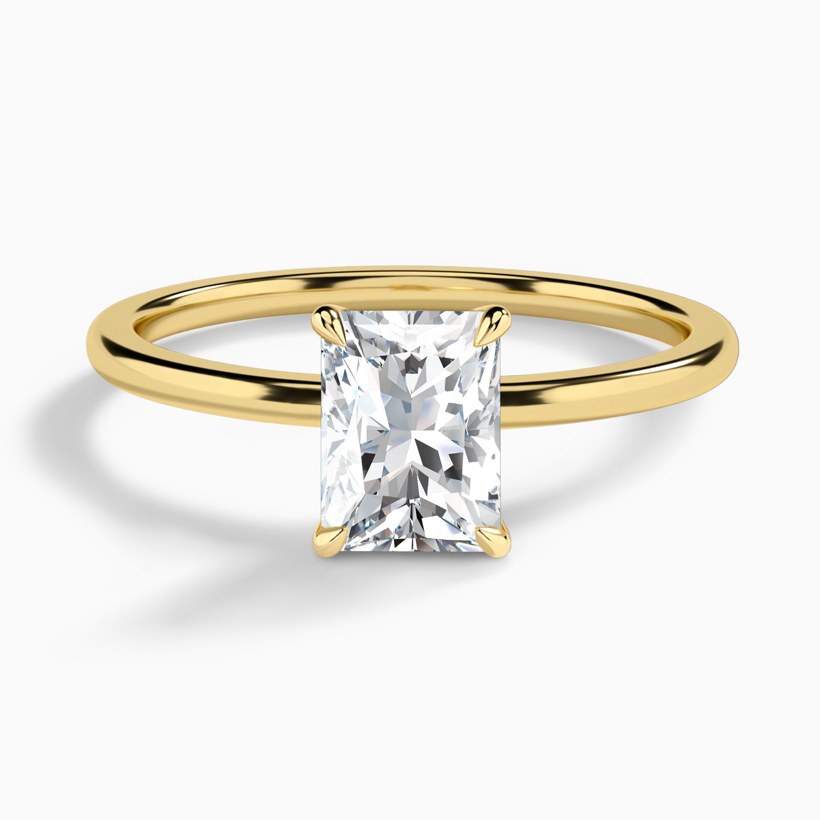 Petite Adora Solitaire Diamond Engagement Ring