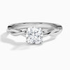 Twisted Vine Diamond Engagement Ring