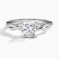 Twisted Vine Diamond Engagement Ring