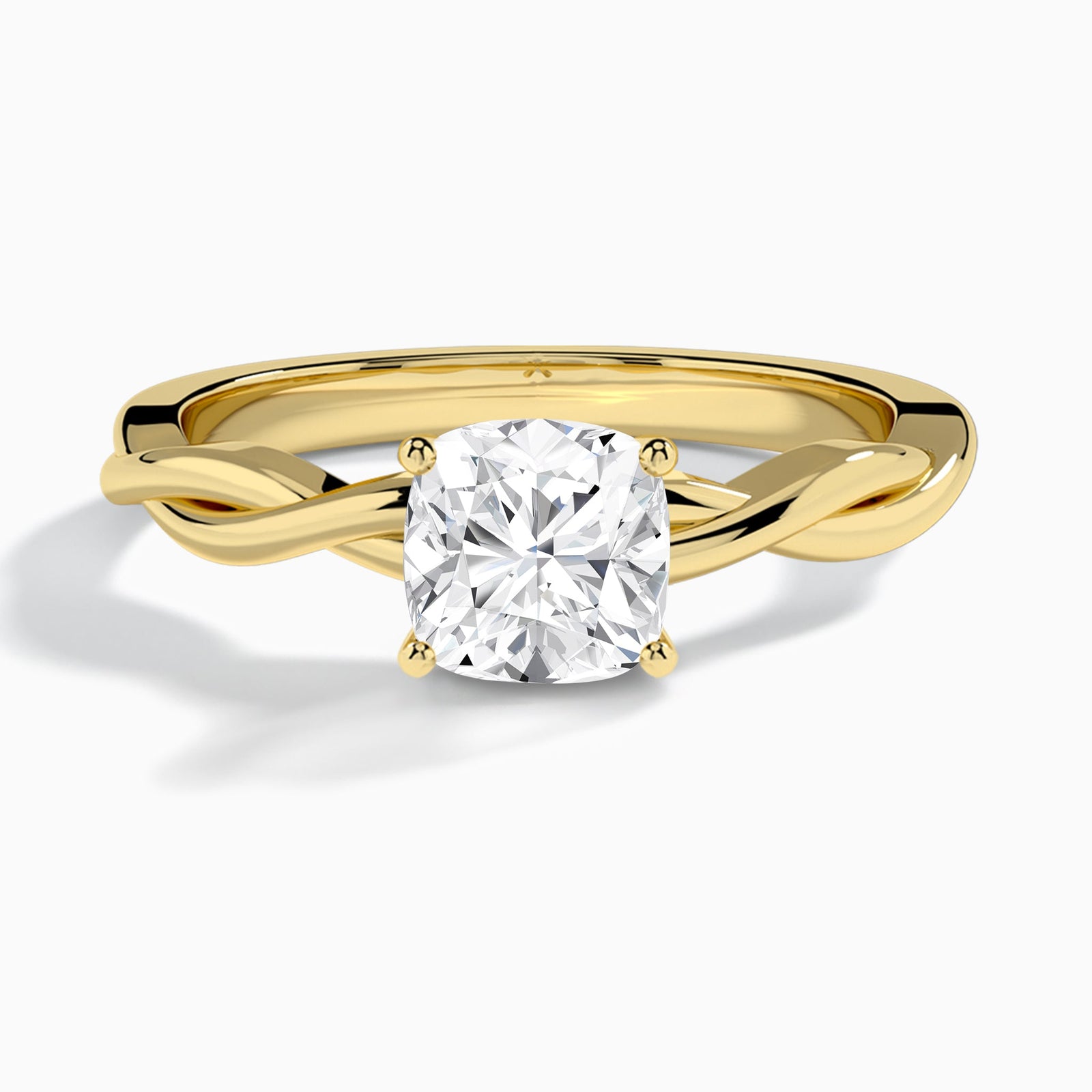 Twisted Vine Diamond Engagement Ring